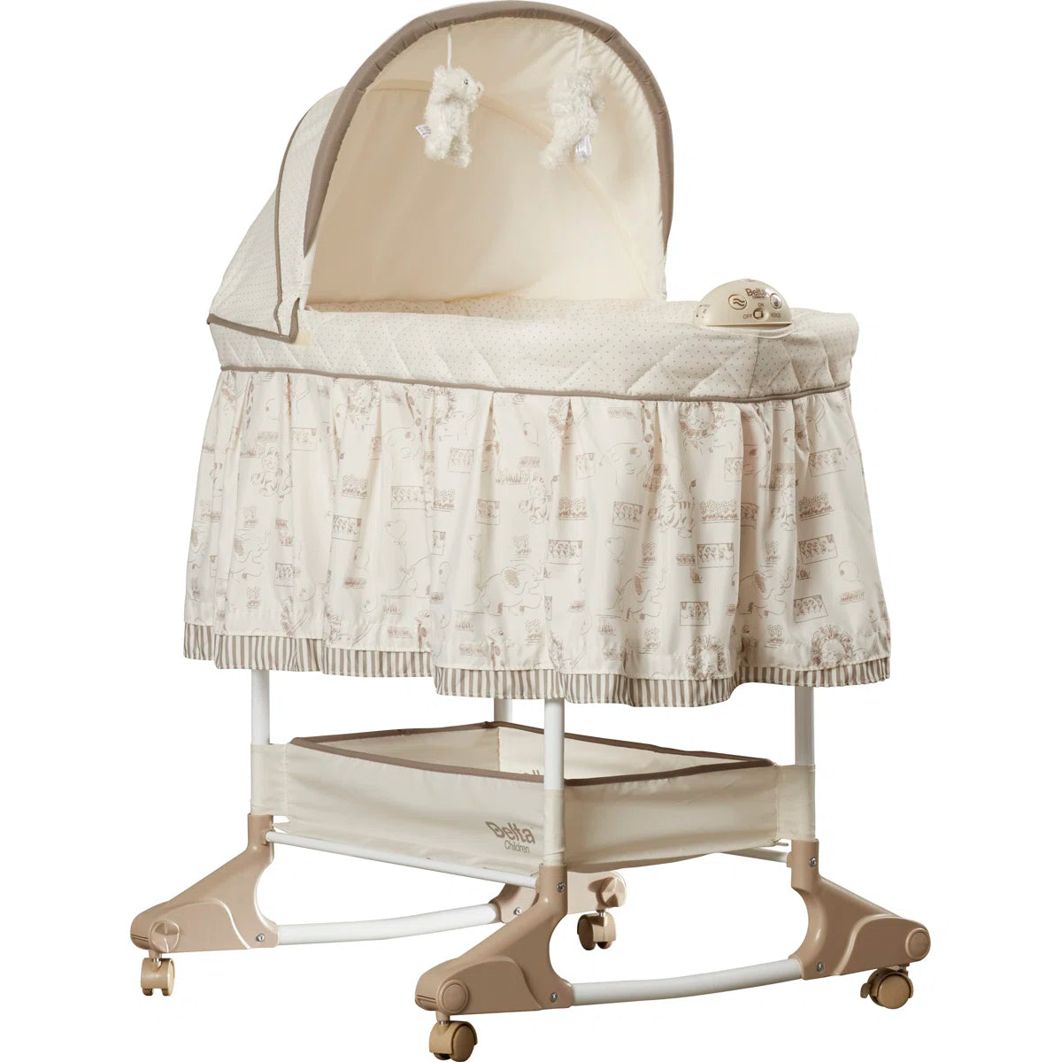 Bassinet with Bedding with Mattress